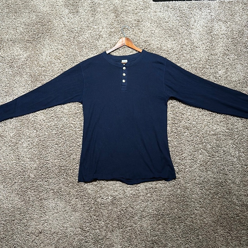 Hanes Men's Long Sleeve Henley